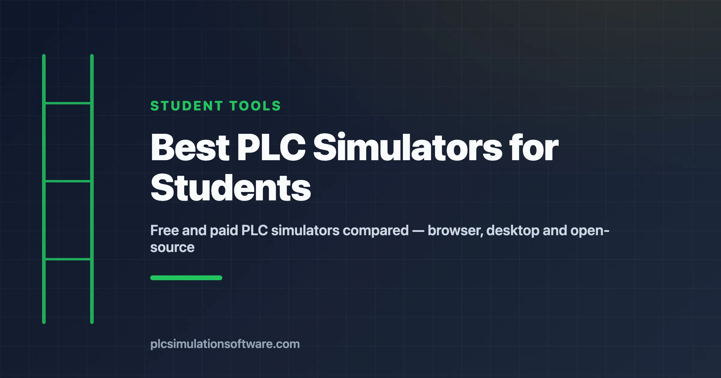Best PLC simulators for students compared — free and paid browser, desktop and open-source options
