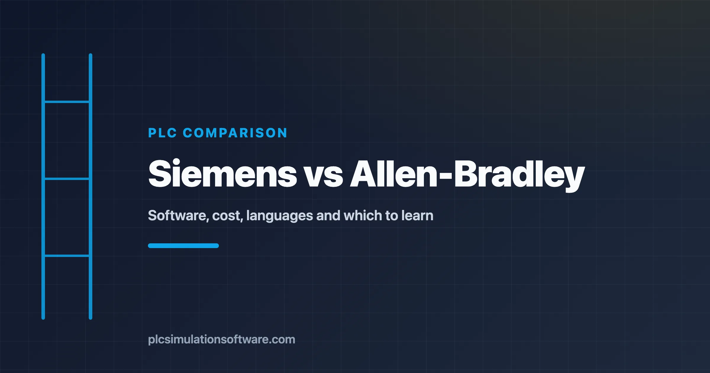 Siemens vs Allen-Bradley PLC comparison — software, cost and which to learn