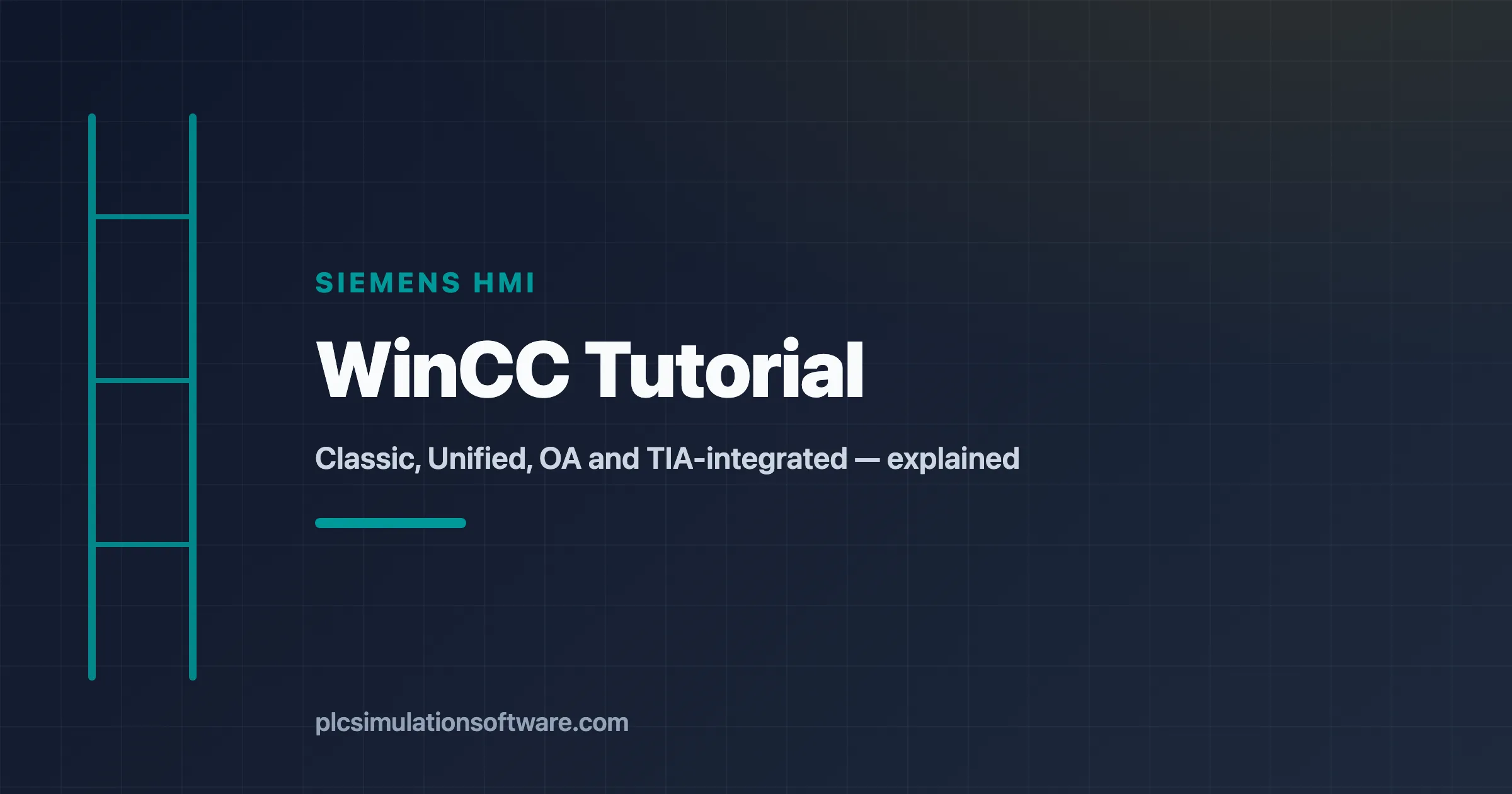Siemens WinCC tutorial — Classic, Unified, OA, and TIA-integrated explained