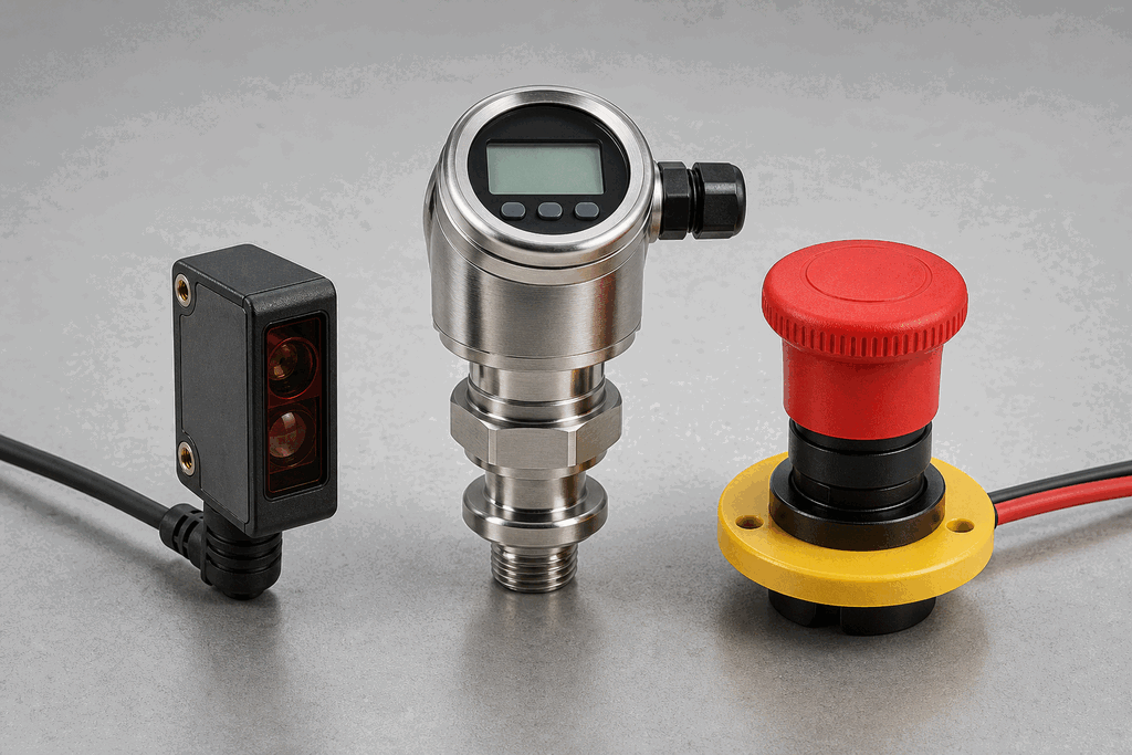 Representative real-world Industrial Sensors — A First Look hardware on an industrial workbench