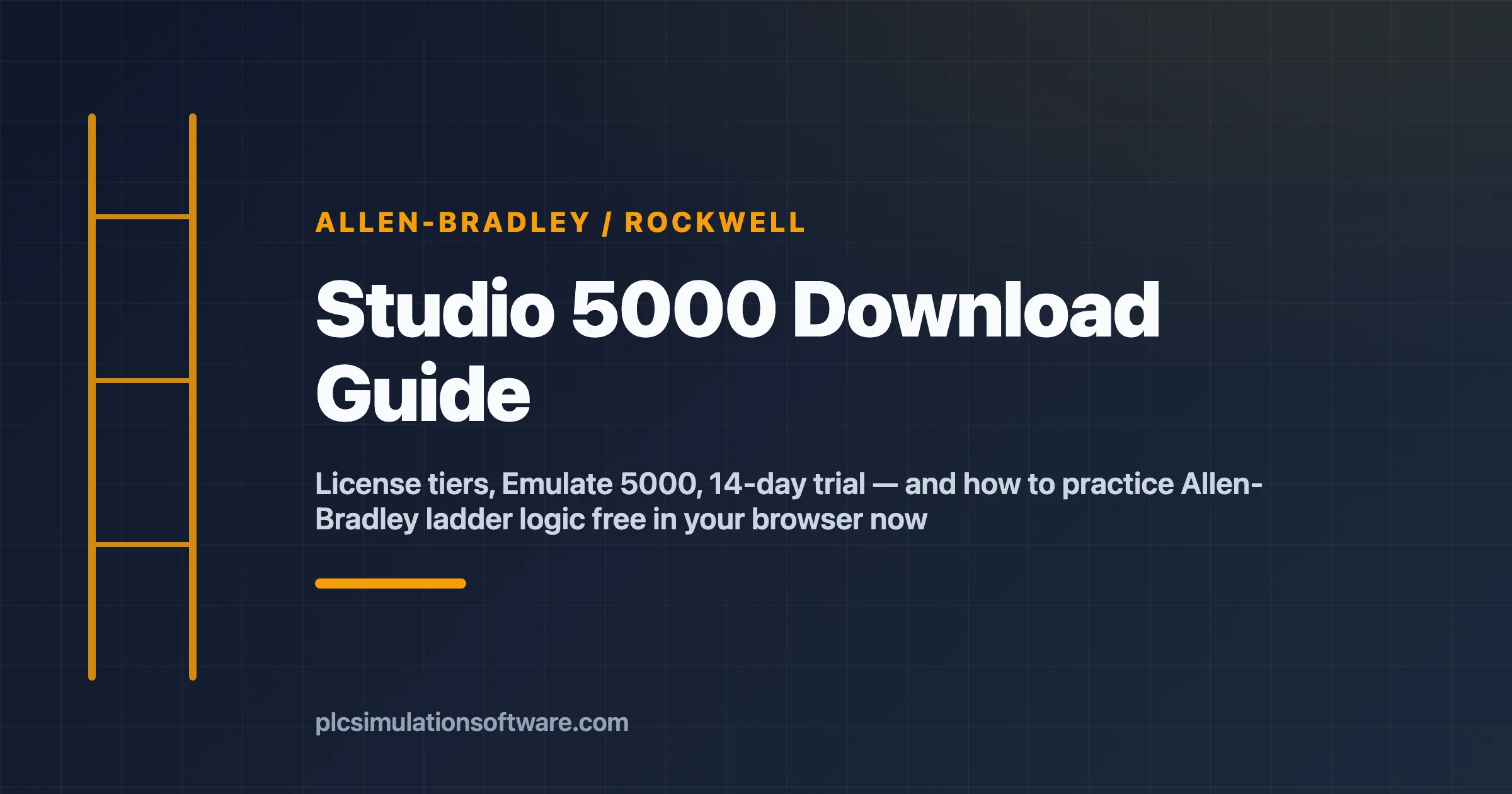 Studio 5000 Logix Designer download guide — license tiers, Emulate 5000, and free practice paths